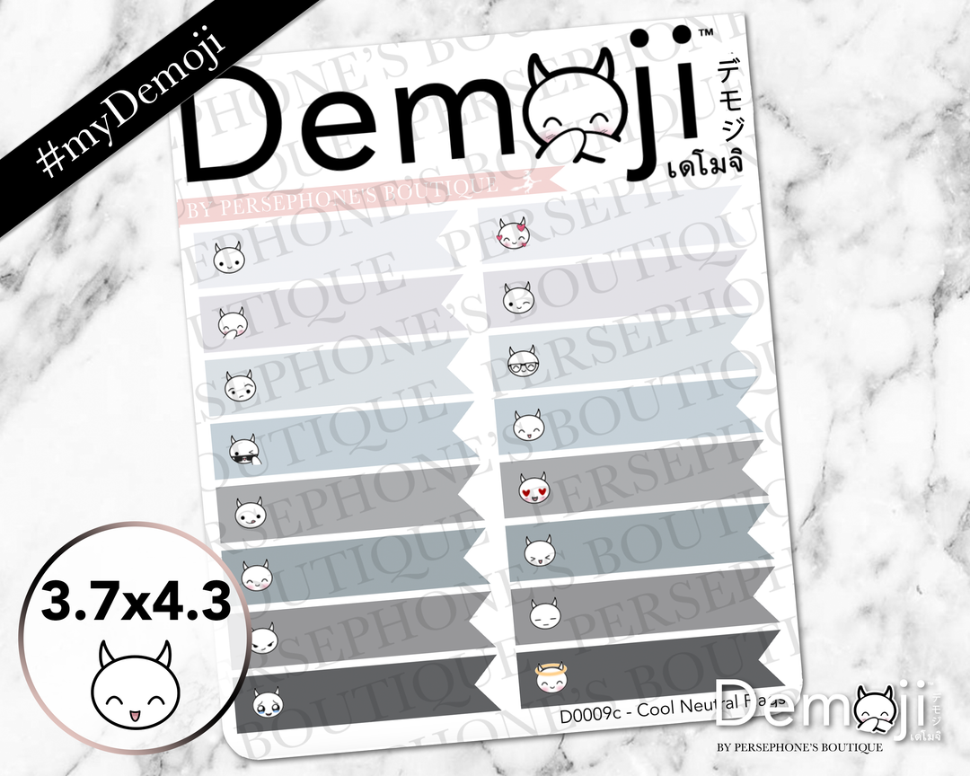 Cool Neutrals Demoji Flags - Persephone's Boutique