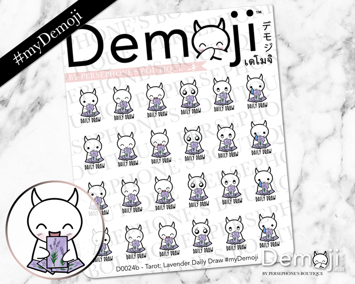 Demoji Tarot: Lavender