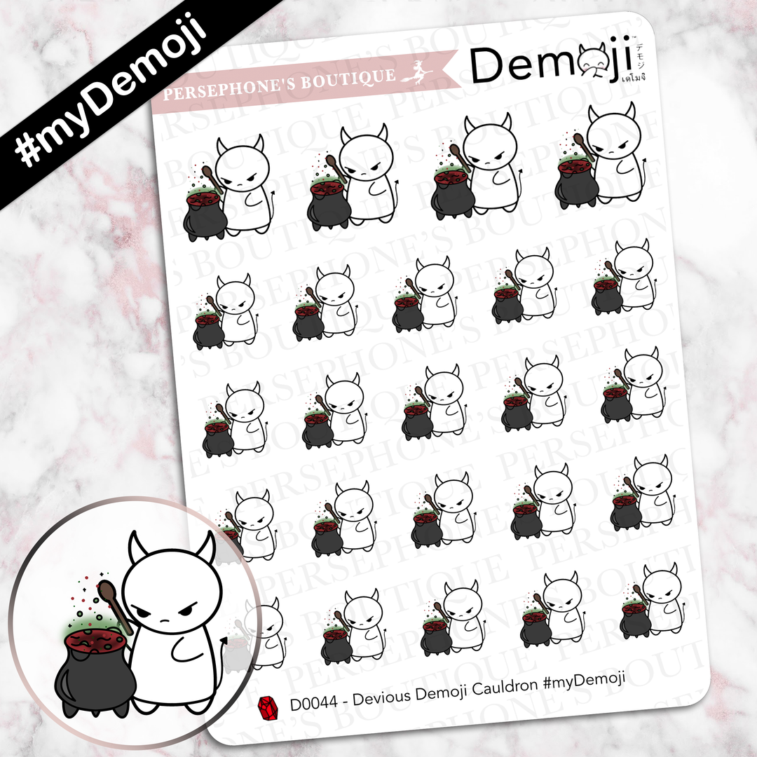 Devious Demoji Cauldron - Persephone's Boutique