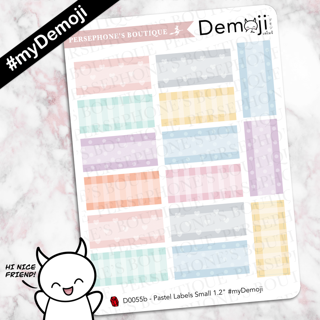 Pastel Labels - Small - Persephone's Boutique