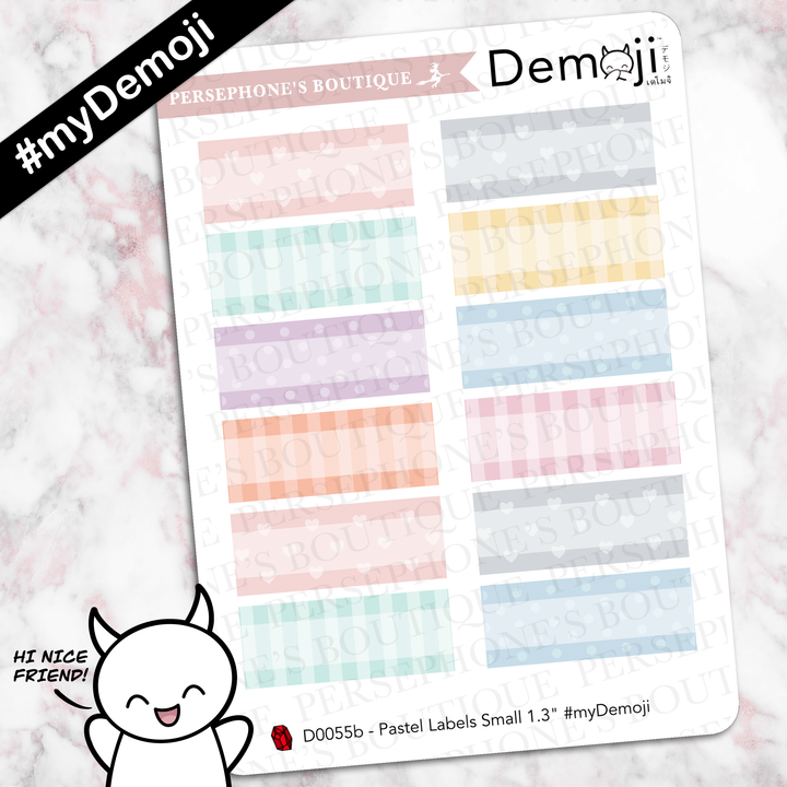 Pastel Labels - Small - Persephone's Boutique