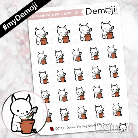 Demoji Planting Seeds