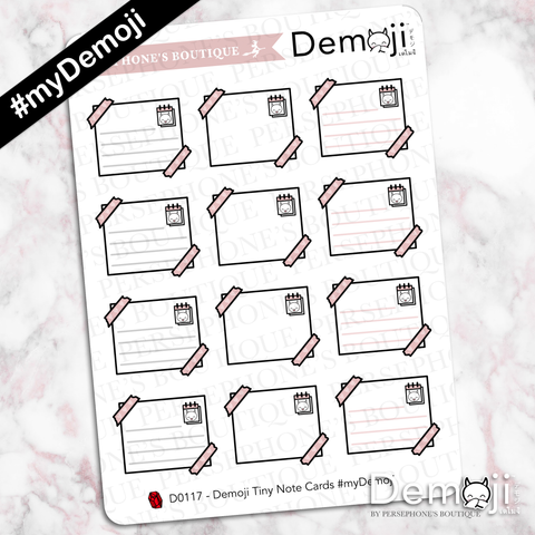 Demoji Tiny Note Cards