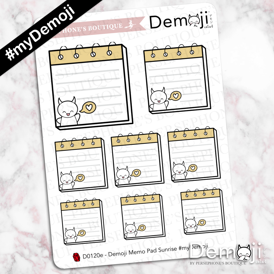 Demoji Memo Pad