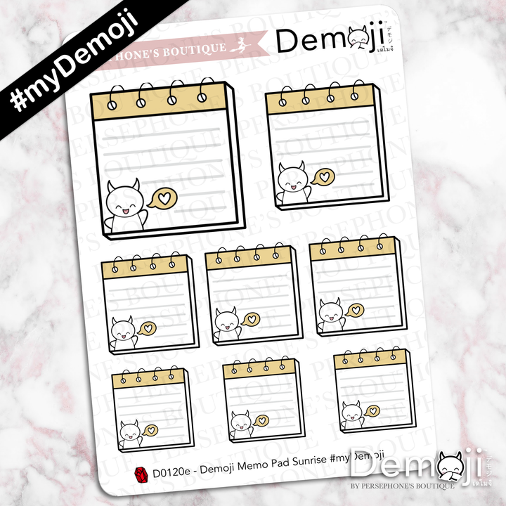 Demoji Memo Pad