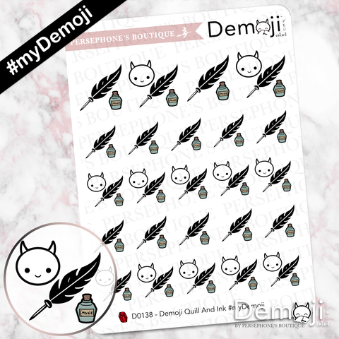 Demoji Quill and Ink
