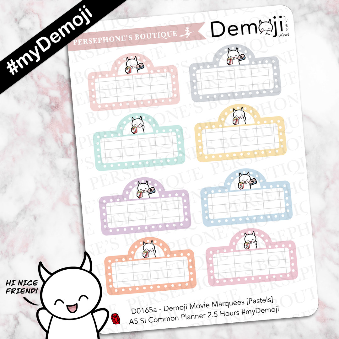 Demoji Movie Marquees [Pastel] - Persephone's Boutique