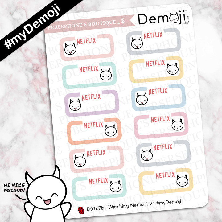 Demoji Netflix Labels