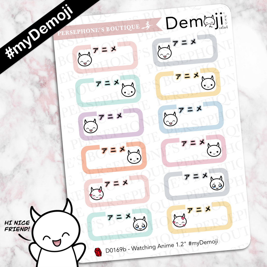 Demoji Anime Labels