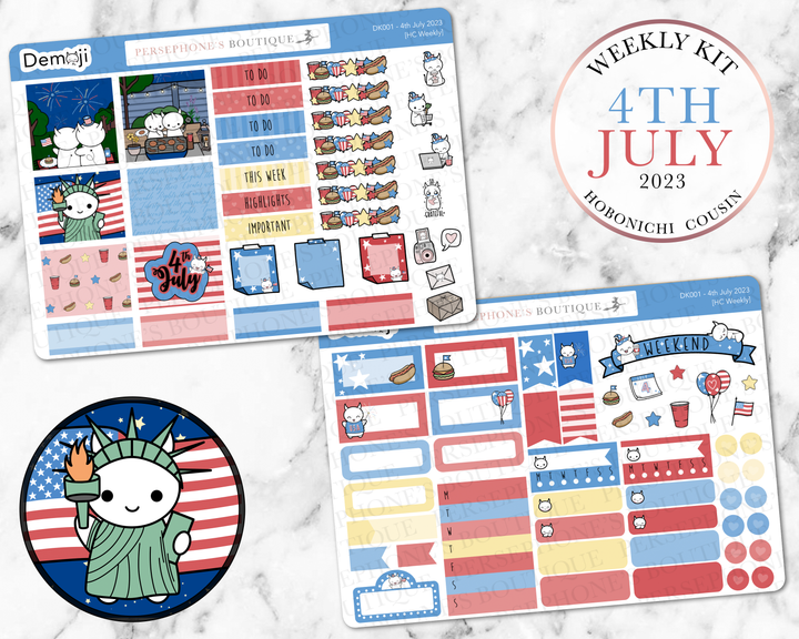 4th July 2023 Hobonichi Cousin Kit