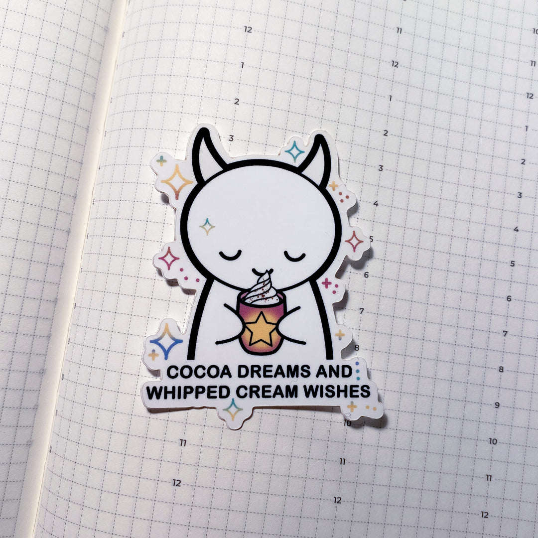 Cocoa Dreams Vinyl Sticker