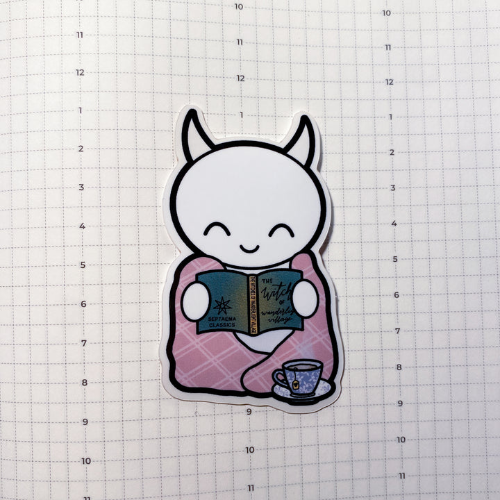 Cosy Reading Vinyl Sticker