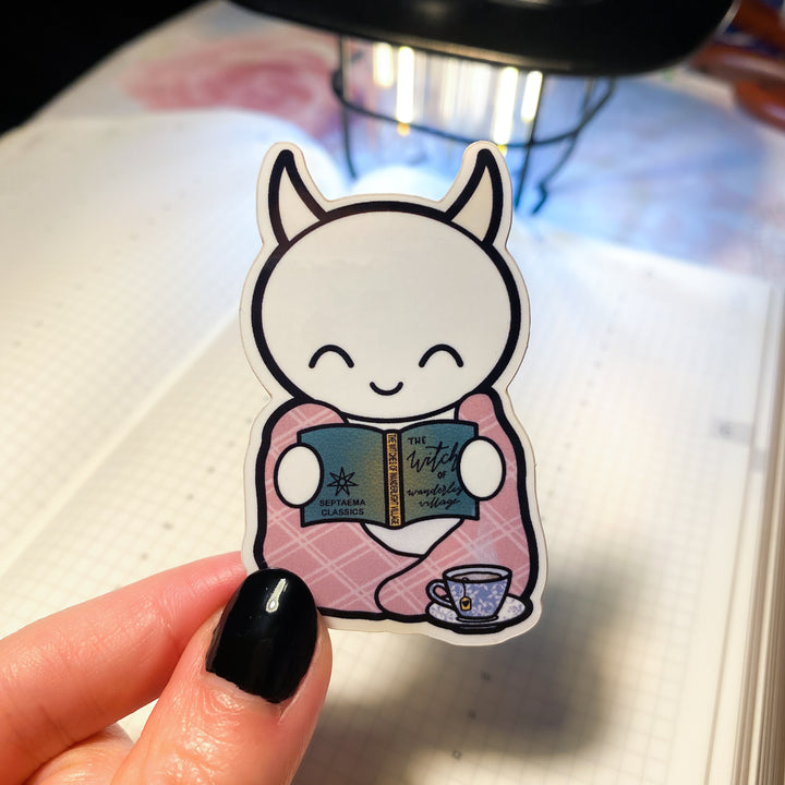 Cosy Reading Vinyl Sticker