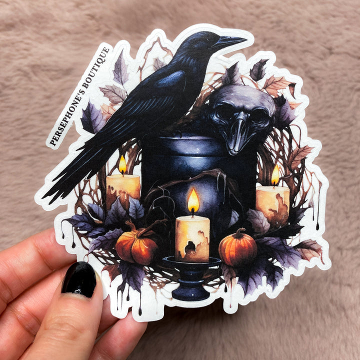 Halloween Raven Stickers