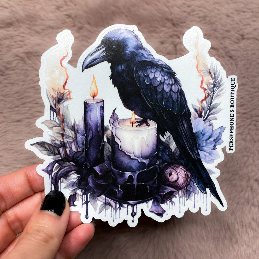 Halloween Raven Stickers