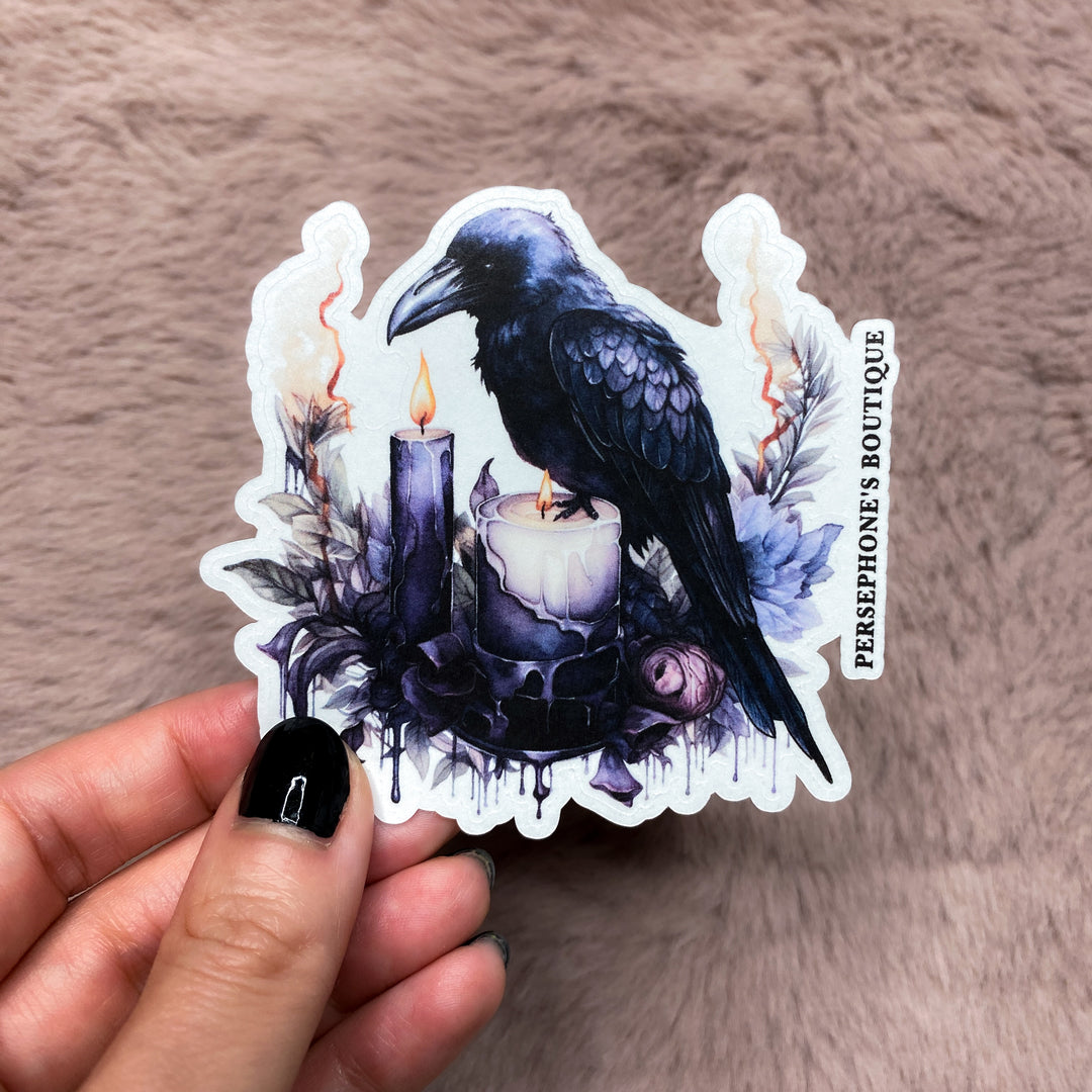 Halloween Raven Stickers