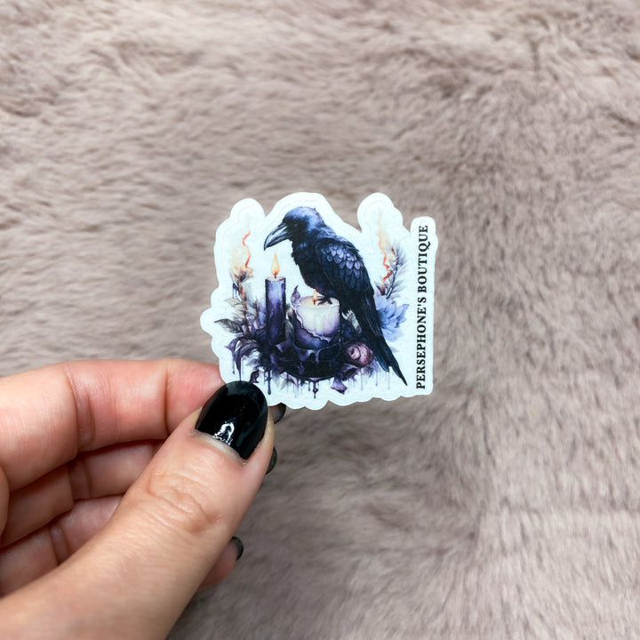 Halloween Raven Stickers