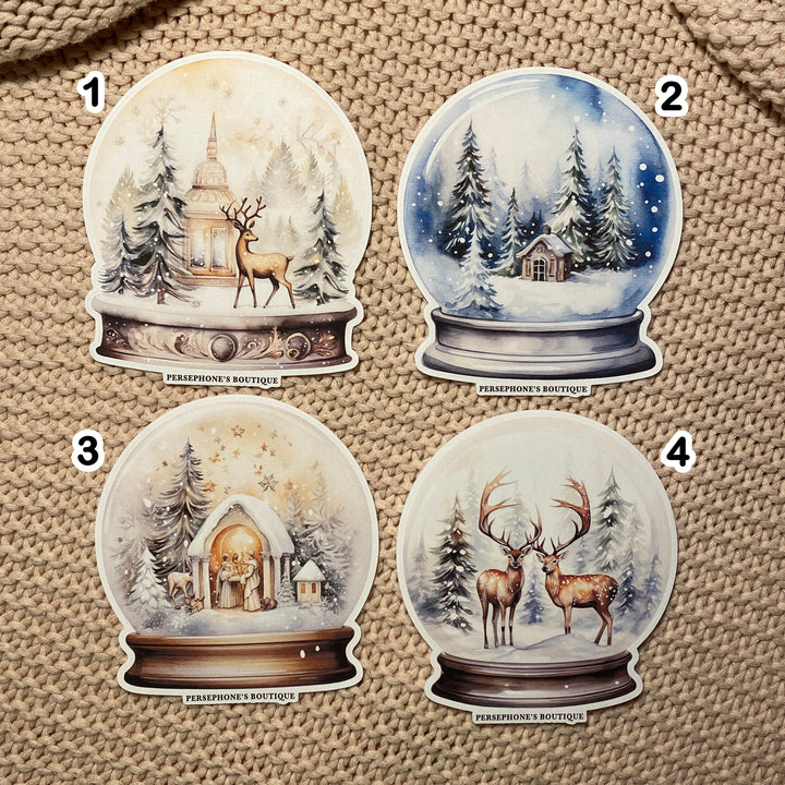 Winter Snow Globes