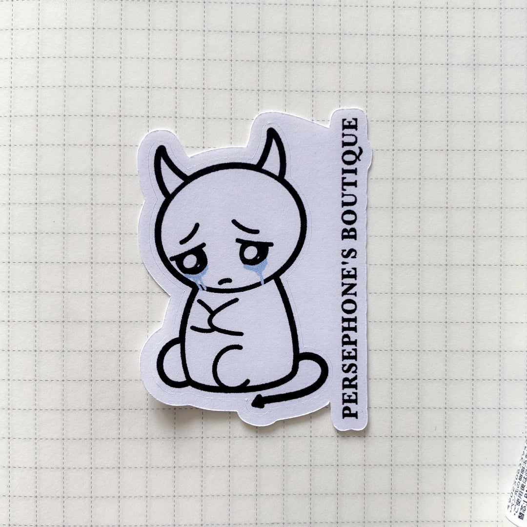 Crying Journaling Sticker