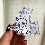 Crying Journaling Sticker