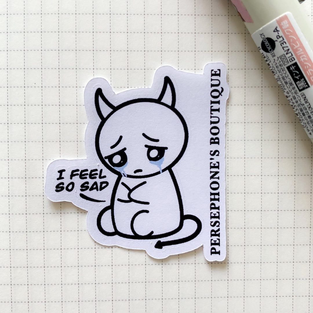 Crying Journaling Sticker