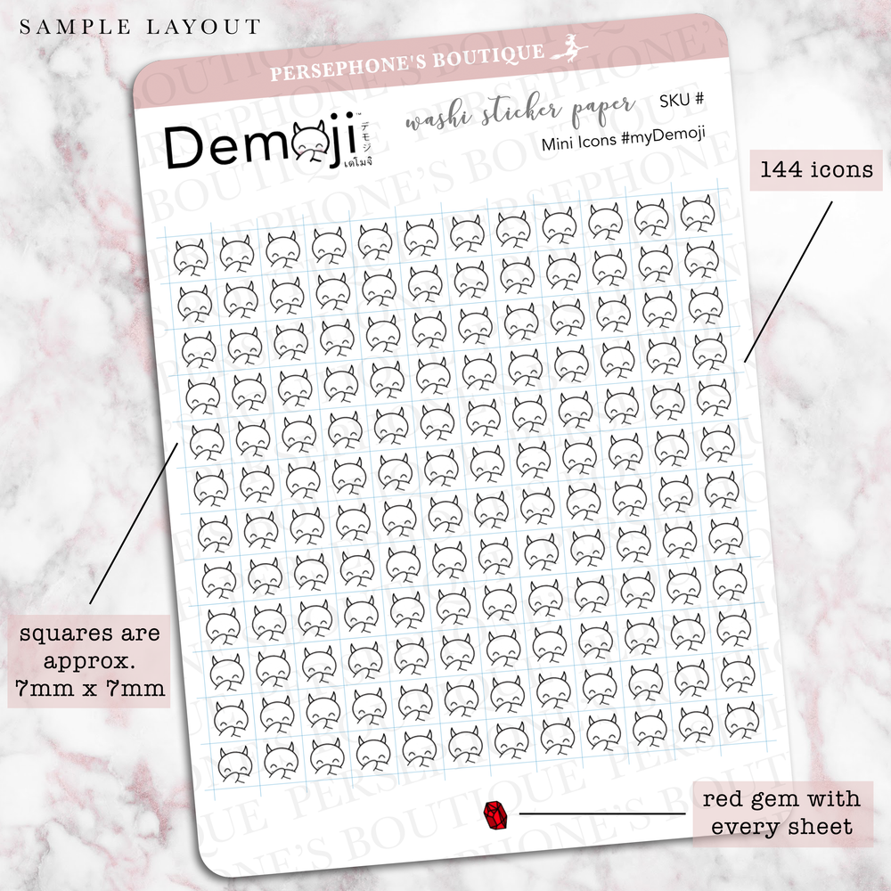 Mini Laptop Icons [washi paper] - Persephone's Boutique