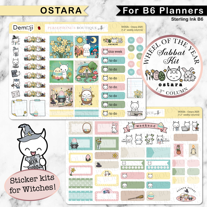 Ostara 2025 Weekly Kit (1.2"/B6)