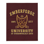 Emberforge University Throw