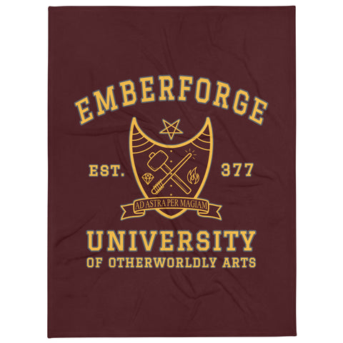 Large Emberforge University Throw