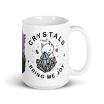 Crystals Bring Me Joy Demoji Mug