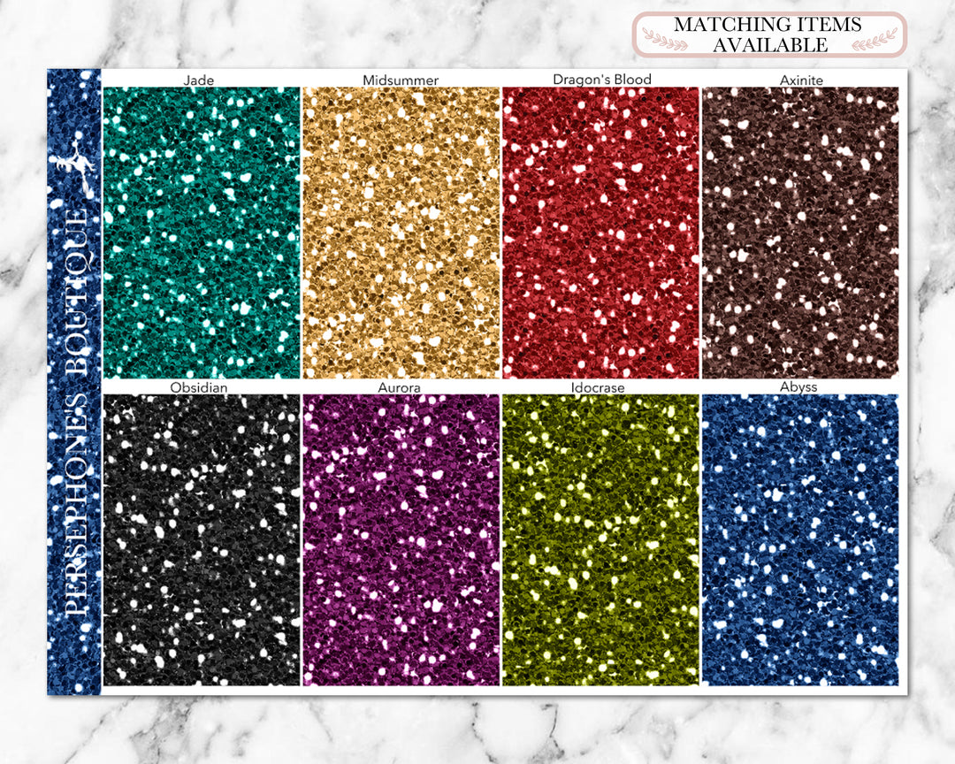 Vibrant Glitter Headers - Persephone's Boutique