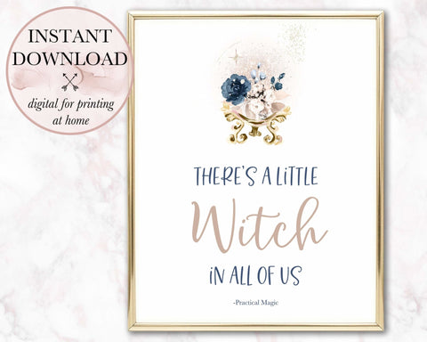 A Little Witch Printable - Persephone's Boutique