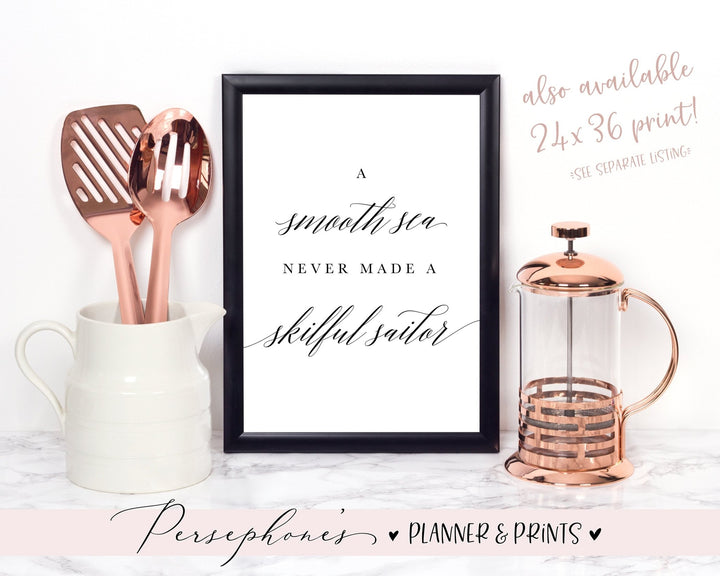 A Smooth Sea Printable - Persephone's Boutique