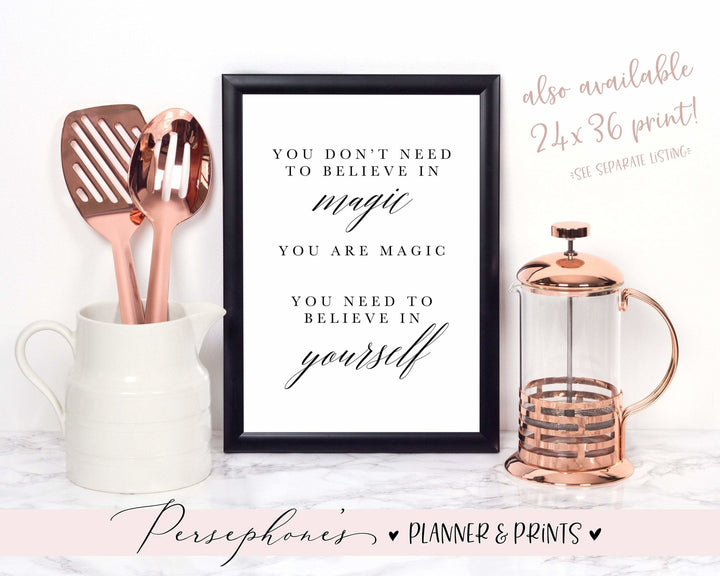 Believe in Yourself Printable - Persephone's Boutique