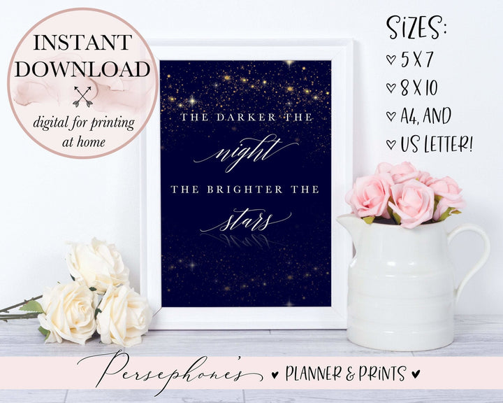 Dark Night Printable - Persephone's Boutique