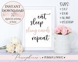 Eat Sleep Sling Cards Printable - Persephone's Boutique
