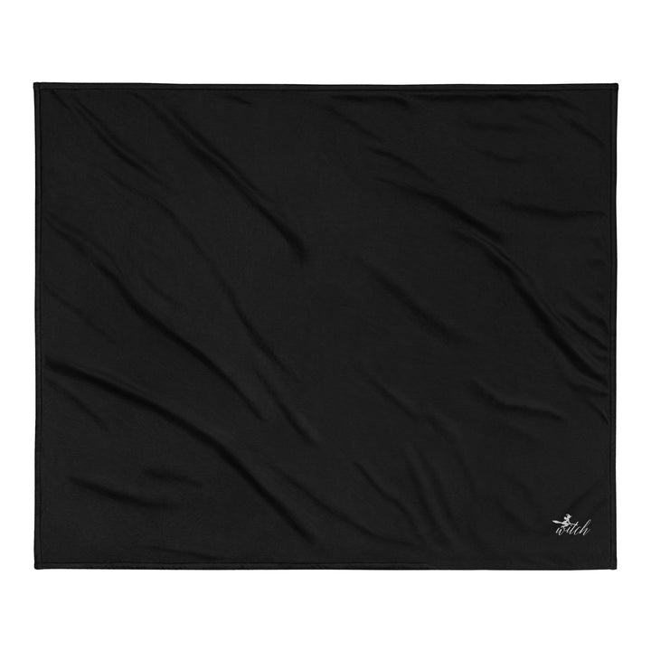 Witch on Broom Fleece Blanket - Persephone's Boutique