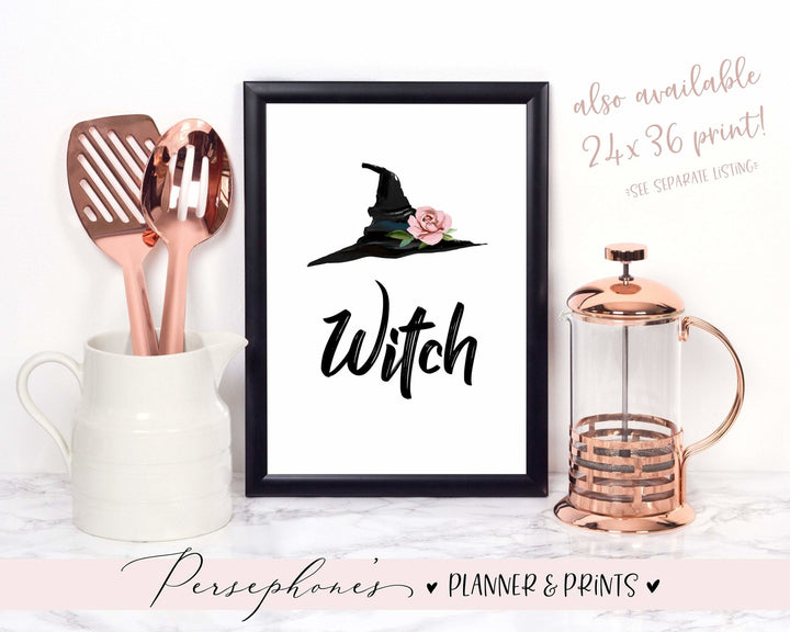 Witch & Hat Printable - Persephone's Boutique