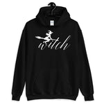 Witch on Broom Hoodie - Persephone's Boutique