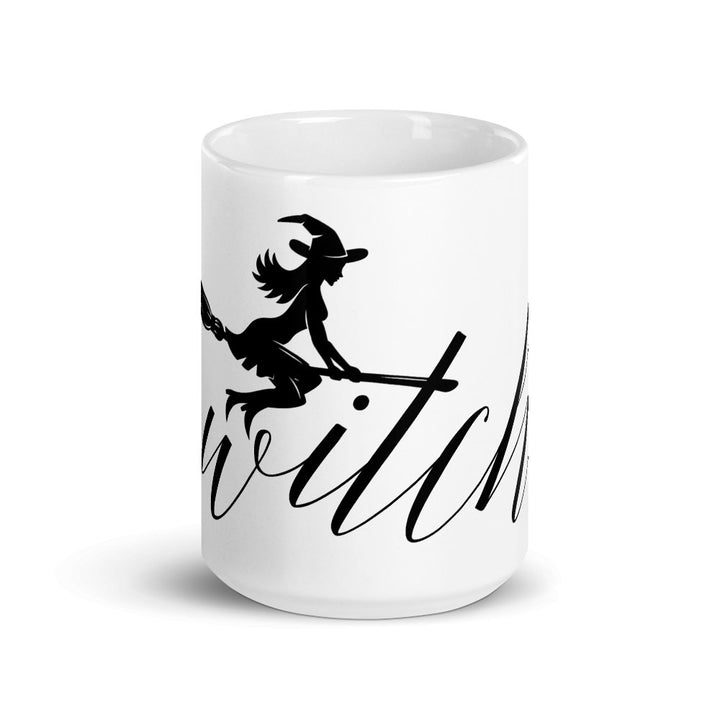 Witch on Broom Mug - Persephone's Boutique