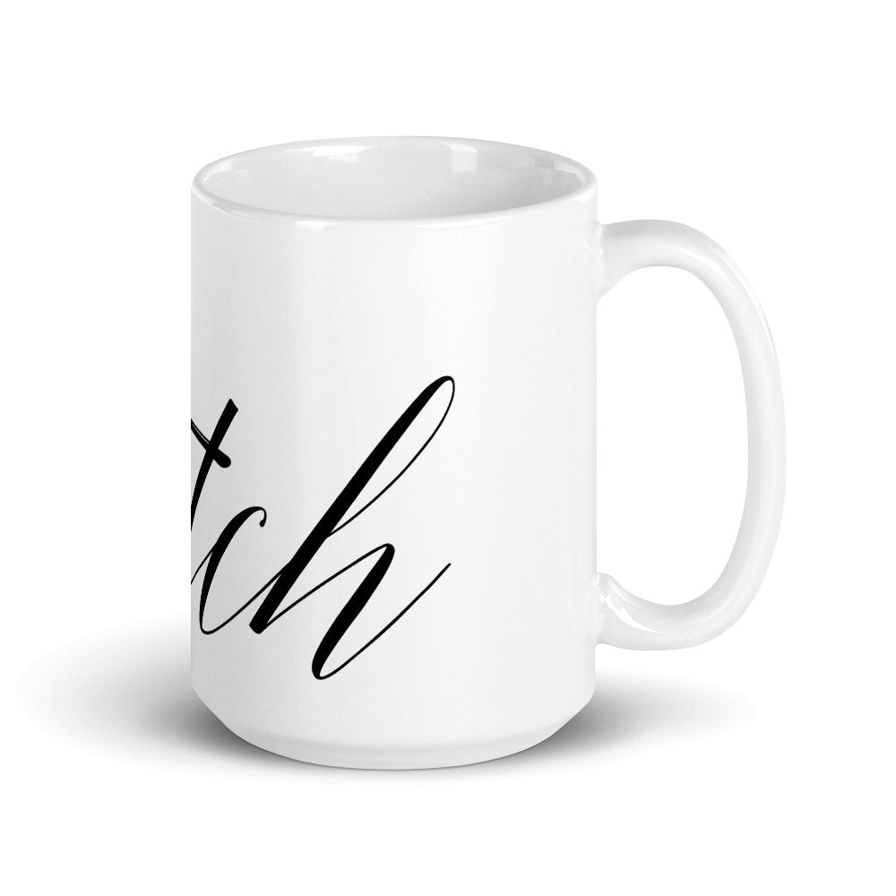 Witch on Broom Mug - Persephone's Boutique