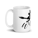 Witch on Broom Mug - Persephone's Boutique