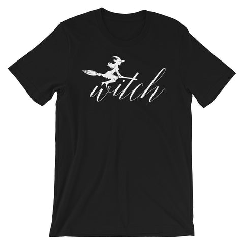 Witch on Broom Tee - Persephone's Boutique